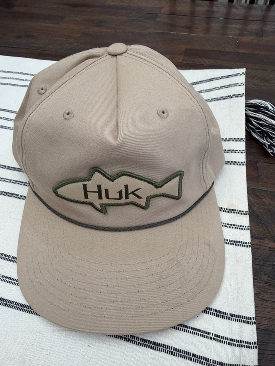 Huk Other - Huk Tan Cap with Olive Fish Logo